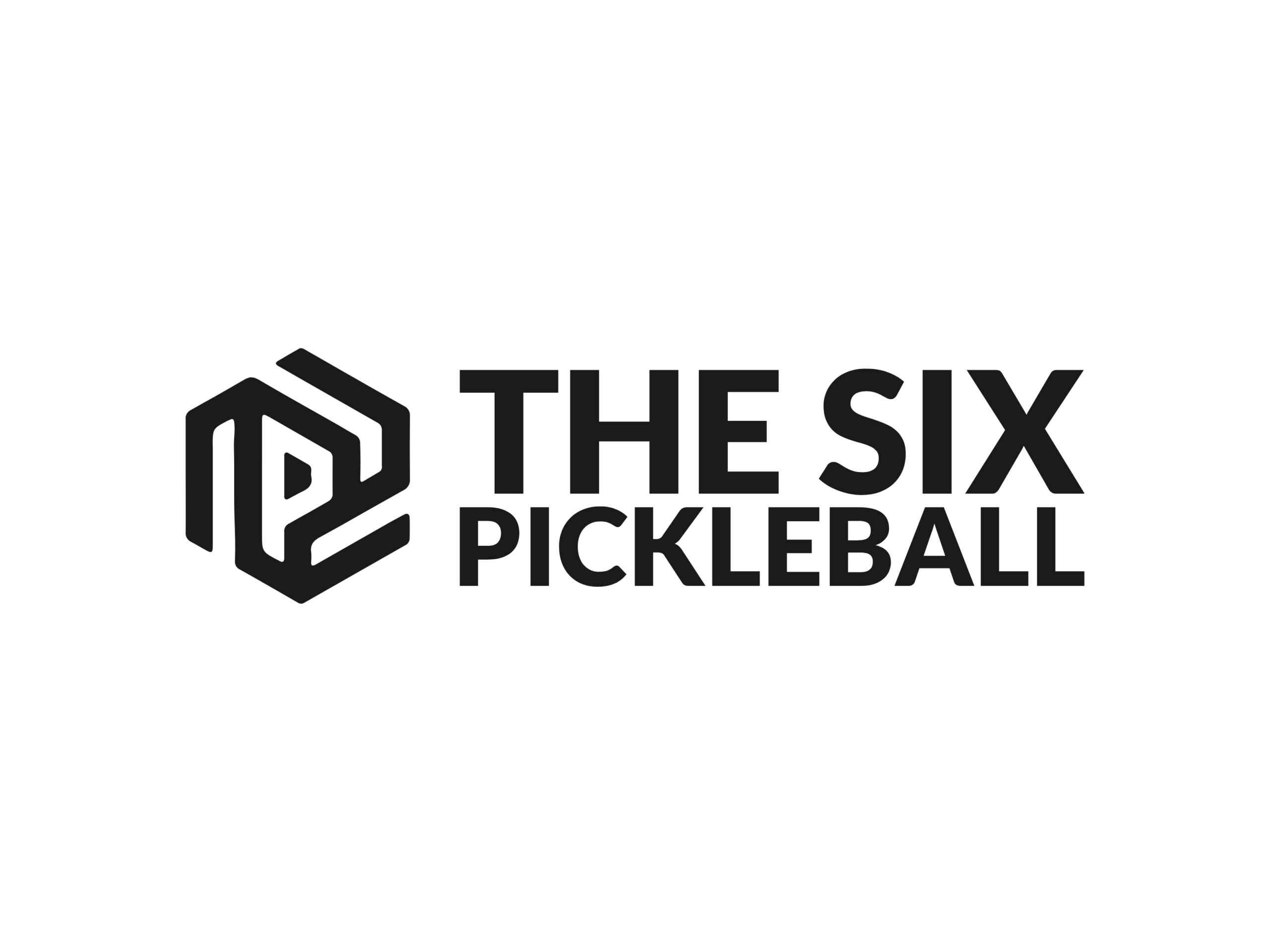 The Six Pickleball logo